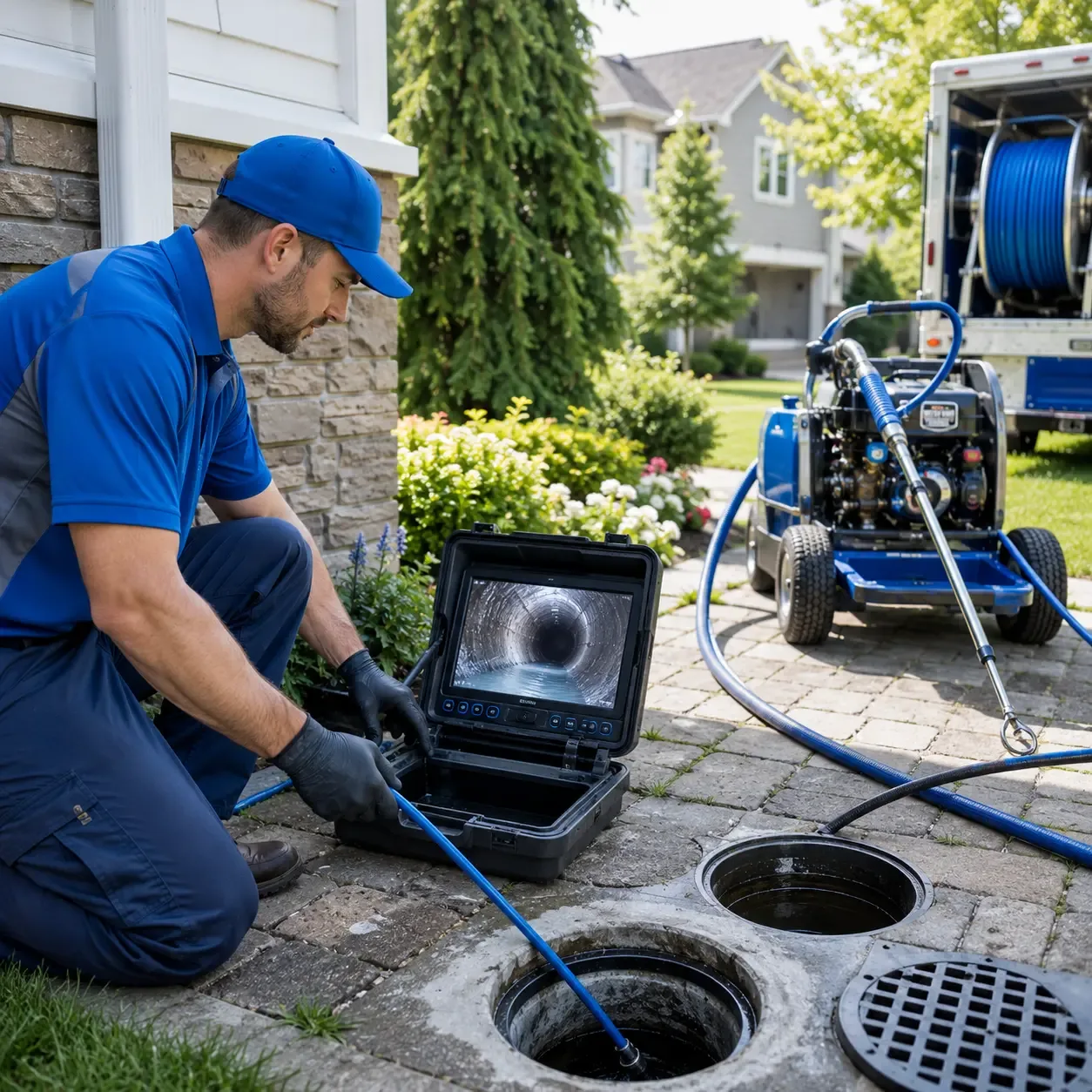 Outdoor drain cleaning professionals serving Santa Clarita, CA